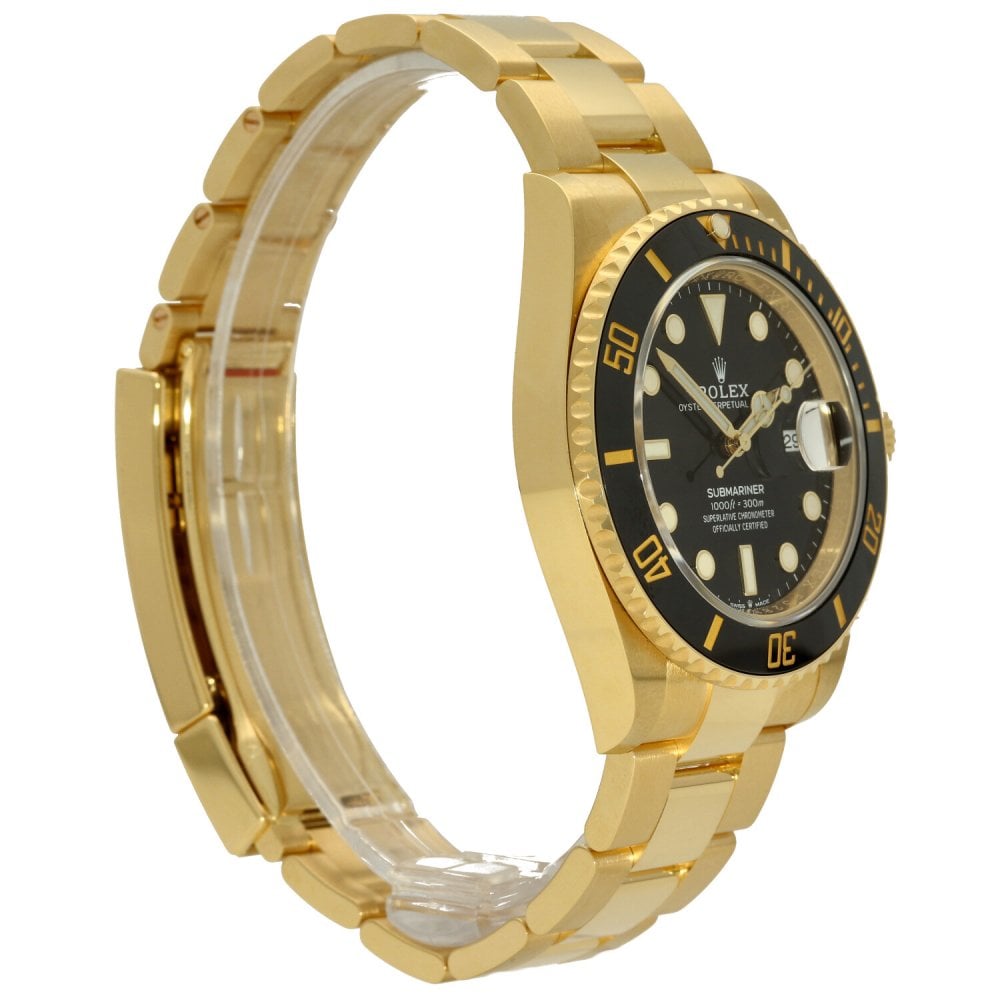 Submariner 126618LN - Gold Watch - Black Dial - 2021