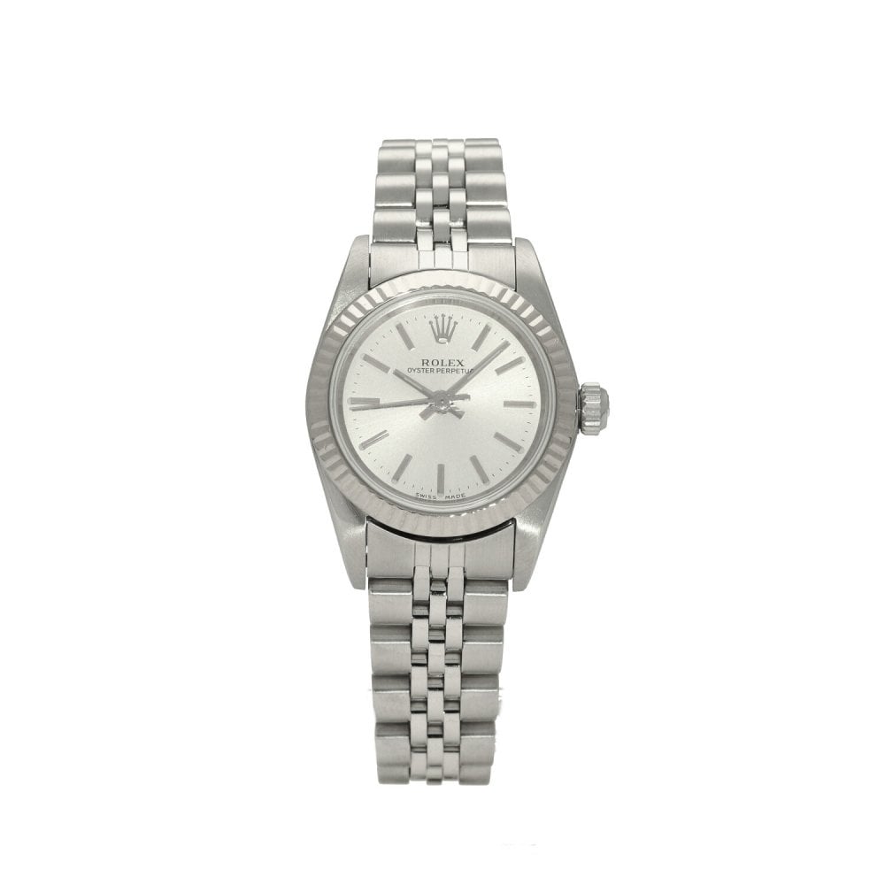 Oyster Perpetual 76094 - Silver Dial - 2002