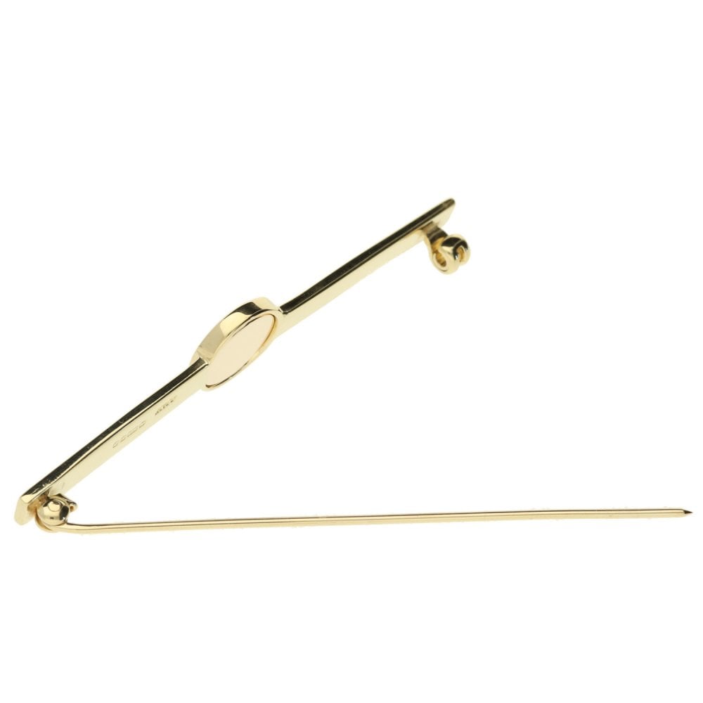 9ct Yellow Gold Gents Masonic Tie Pin - 5.5g