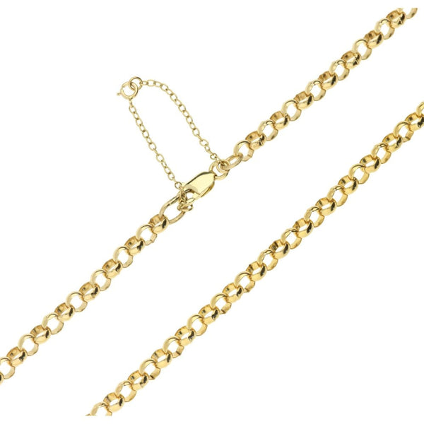 9ct Yellow Gold Solid 25-inch Round Belcher Chain 22.8g