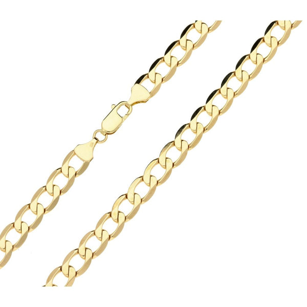 9ct Yellow Gold Solid 20-inch Curb Chain 30.6g