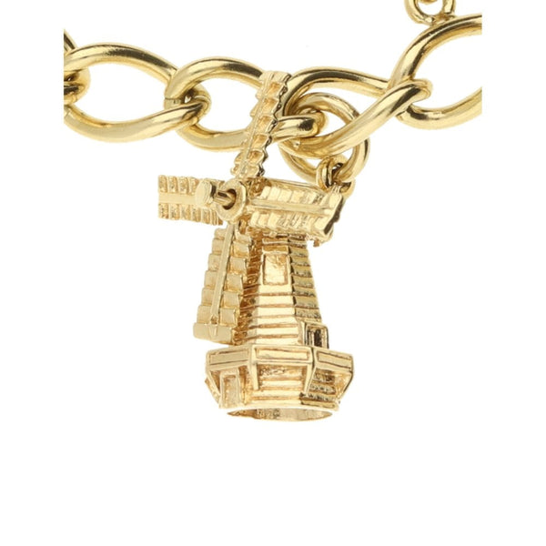 9ct Yellow Gold Charm Bracelet - 3 Charms