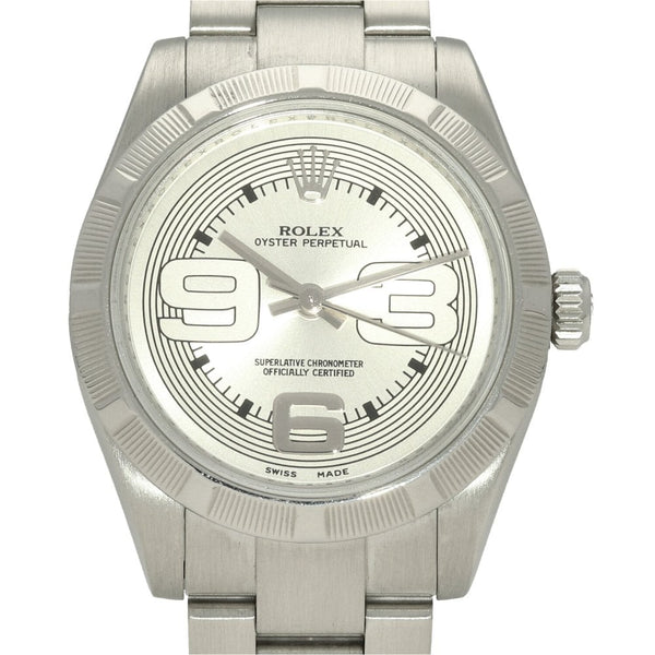 Oyster Perpetual 177210 - Midsize Watch - Silver Dial - 2008