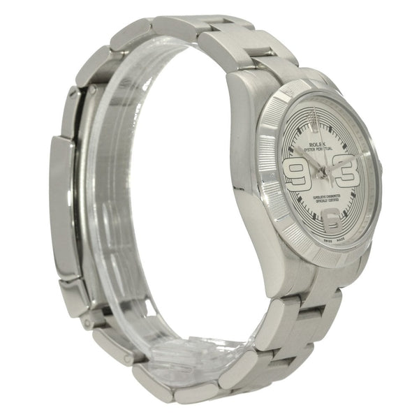Oyster Perpetual 177210 - Midsize Watch - Silver Dial - 2008