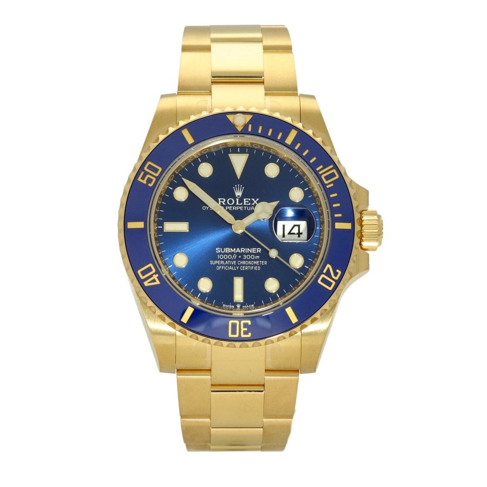 Submariner 126618LB - Gents Gold Watch - Blue Dial - 2021