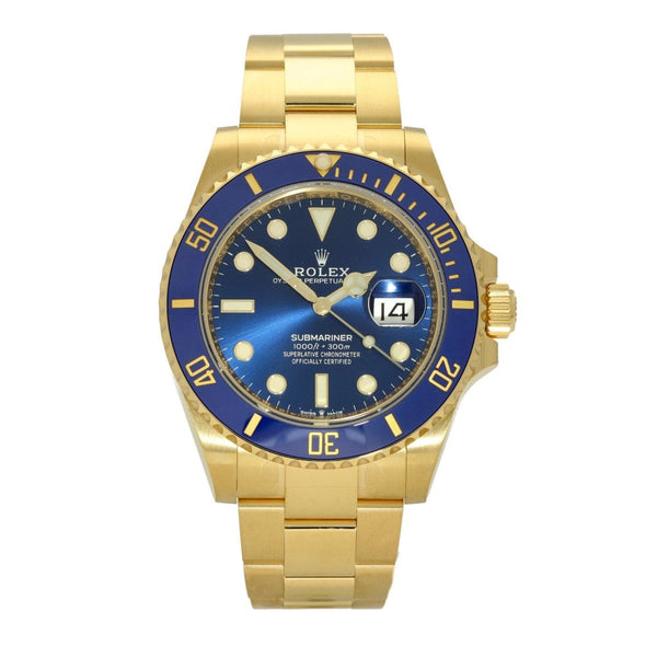 Submariner 126618LB - Gents Gold Watch - Blue Dial - 2021