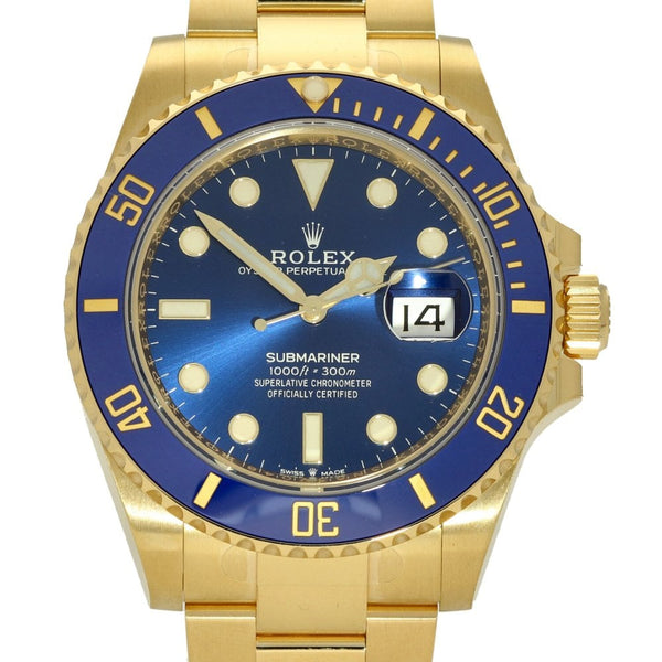 Submariner 126618LB - Gents Gold Watch - Blue Dial - 2021