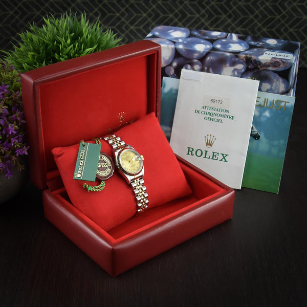 Datejust 69173 - Ladies Watch - Champagne Dial - 1998