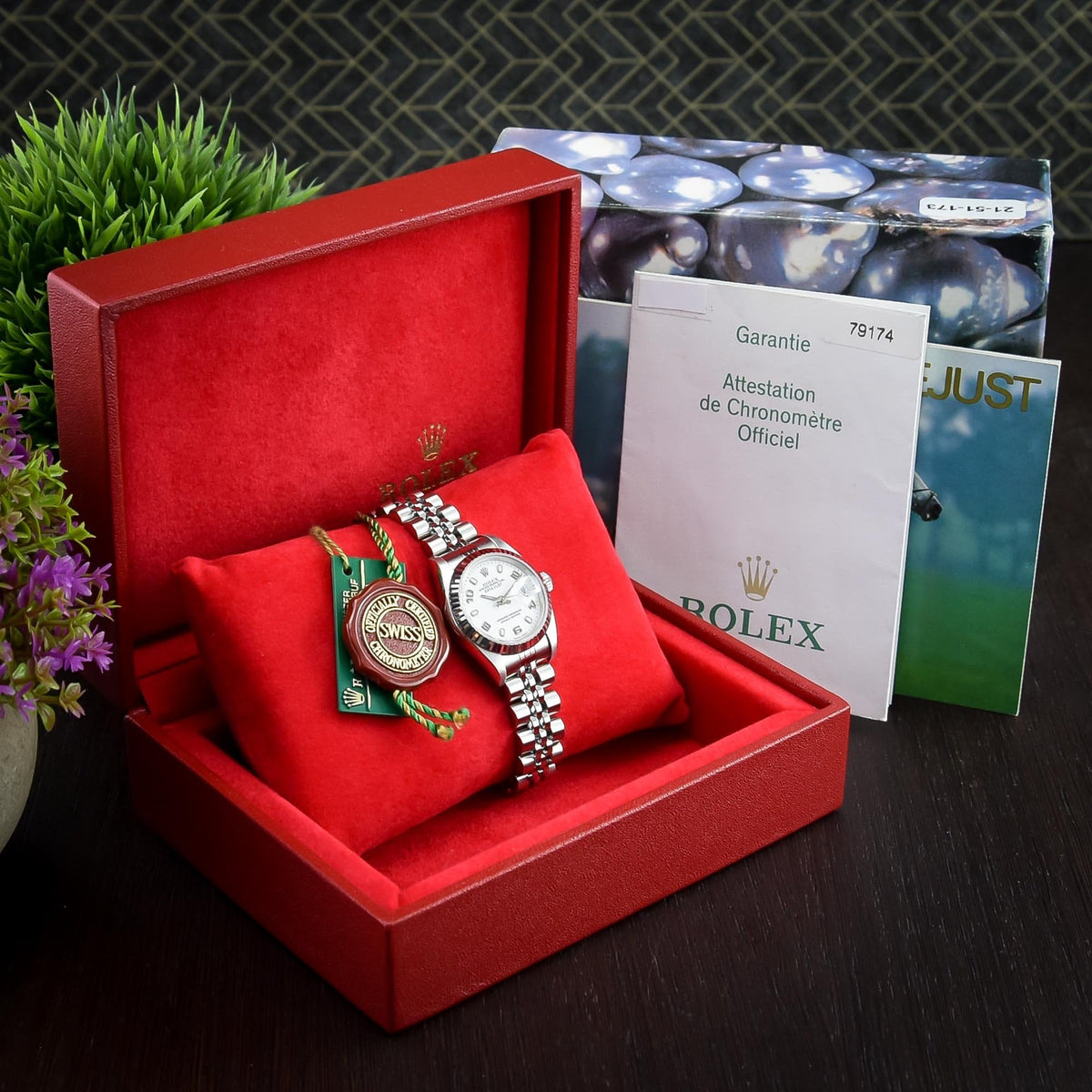 Datejust 79174 - Ladies Watch - White Dial - 2002