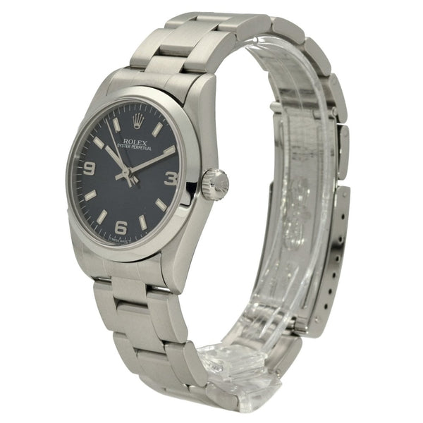 Oyster Perpetual 67480 - Midsize Watch - Blue Dial - 1999