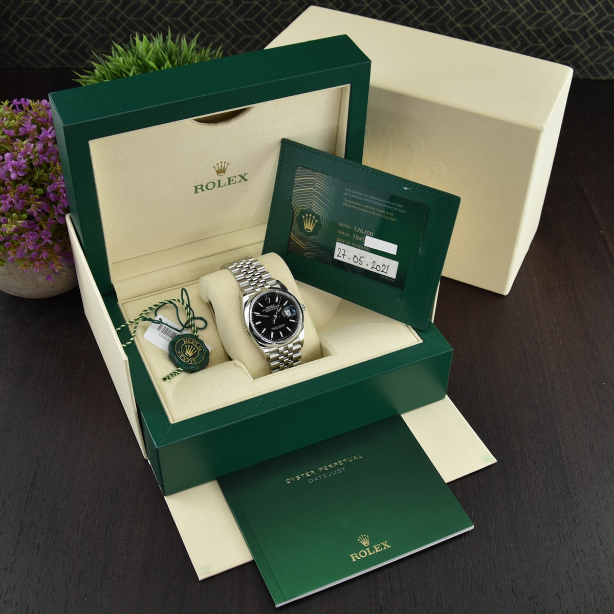 Datejust 126200 - Black Dial - 36mm - 2021