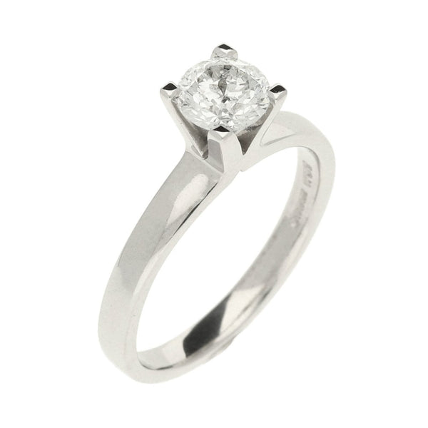 18ct White Gold Diamond Engagement Ring - Size M