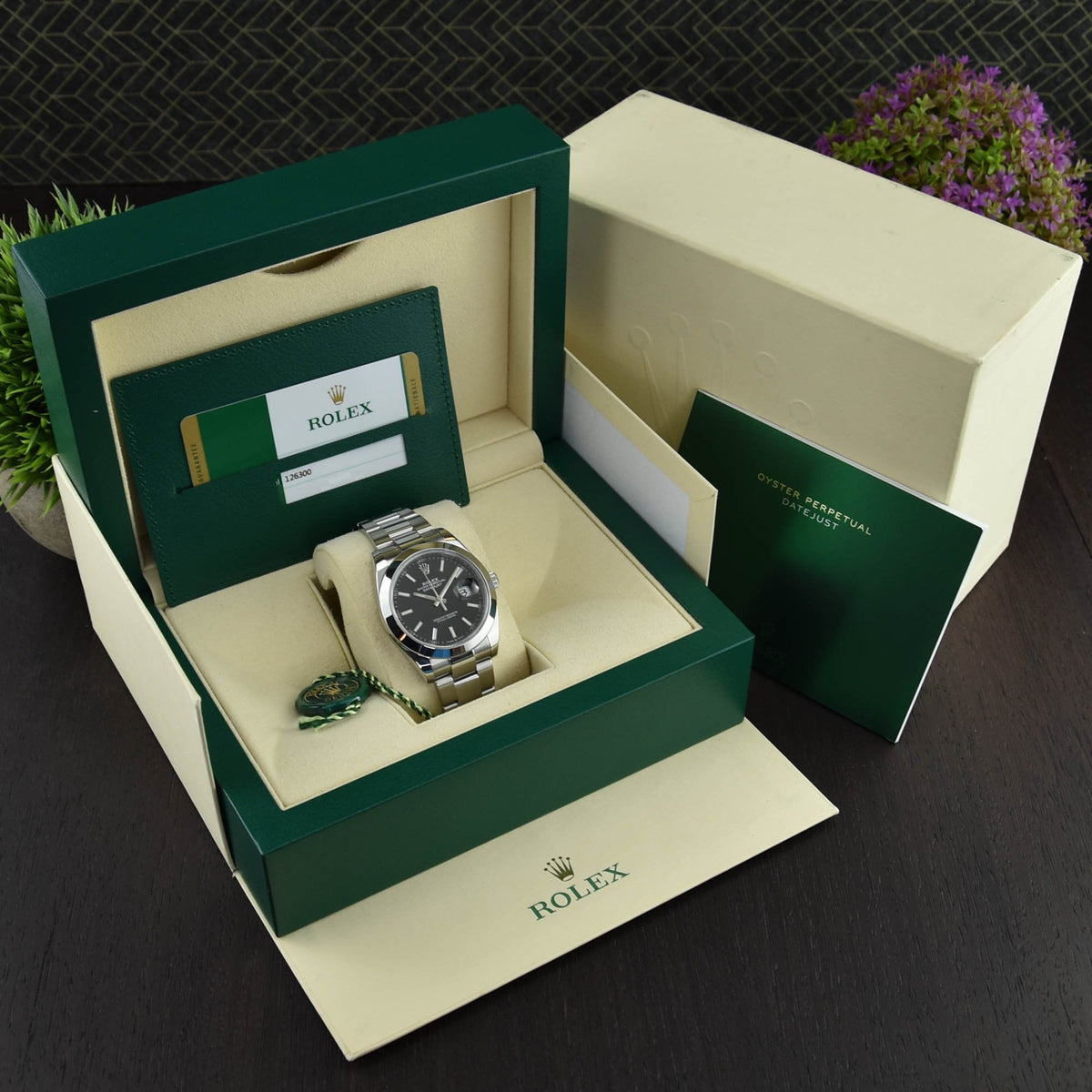 Datejust 41 126300 - Gents Watch - Black Dial - 2019