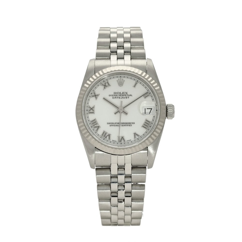 Datejust 68274 - Midsize Watch - White Roman Dial - 1999
