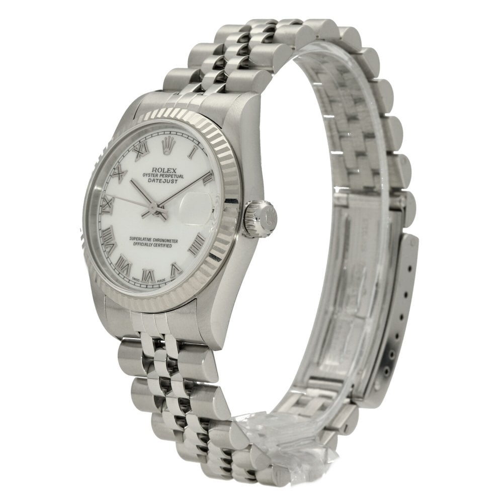 Datejust 68274 - Midsize Watch - White Roman Dial - 1999