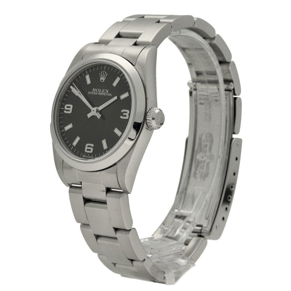 Oyster Perpetual Watch 77080 - Black Dial - 2002
