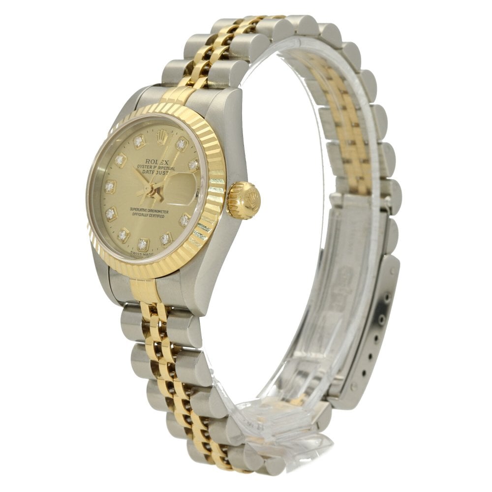 Datejust 69173 - Ladies Watch - Gold Dial - 1997