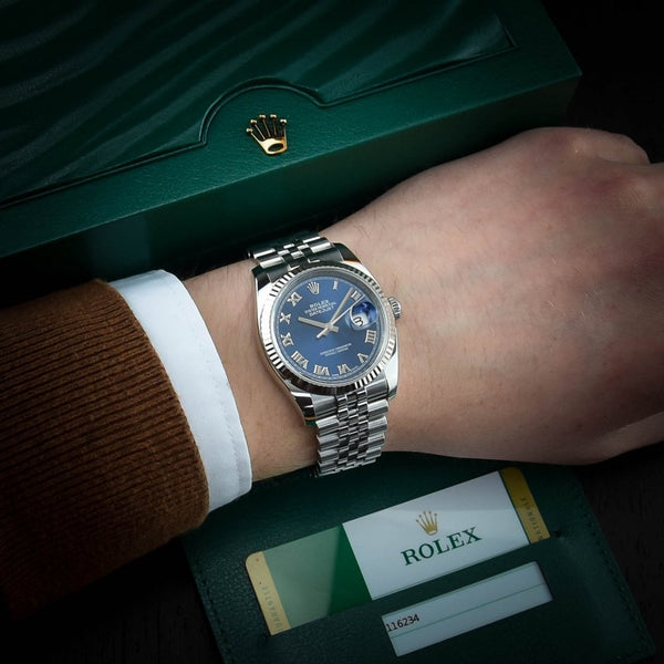Datejust 116234 - Gents Watch - Blue Dial - 2018