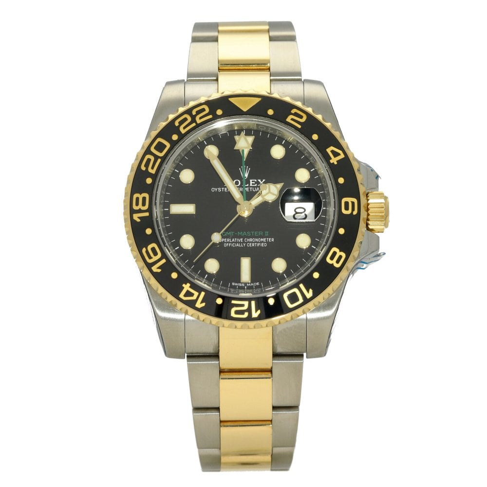 GMT Master II 116713LN - Black Dial - Steel & Gold - 2017