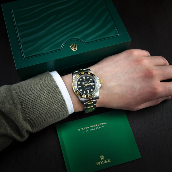 GMT Master II 116713LN - Black Dial - Steel & Gold - 2017