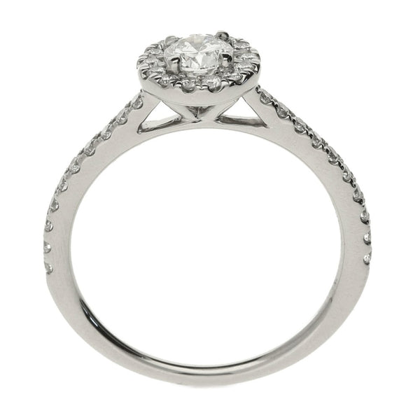Ladies GIA Certified 0.60ct Diamond Platinum Ring - Colour E
