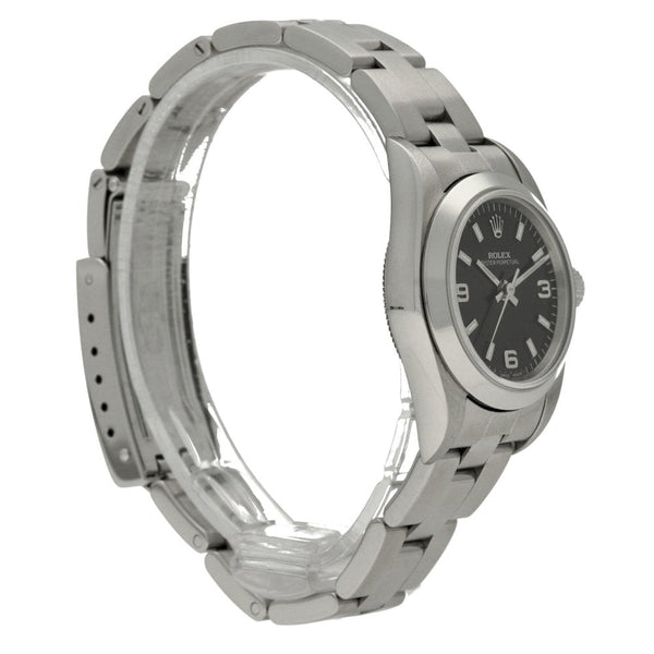 Oyster Perpetual 76080 - Ladies Watch - Black Dial - 1999