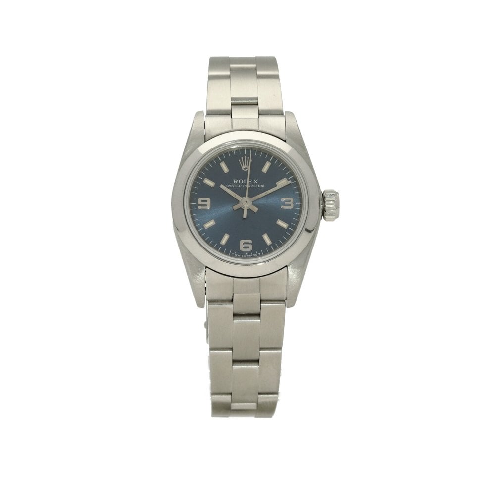 Oyster Perpetual 67180 - Ladies Watch - Blue Dial - 1995