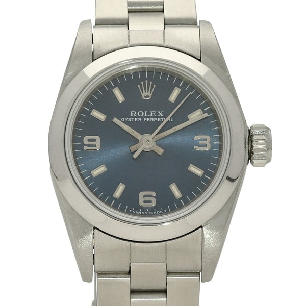 Oyster Perpetual 67180 - Ladies Watch - Blue Dial - 1995