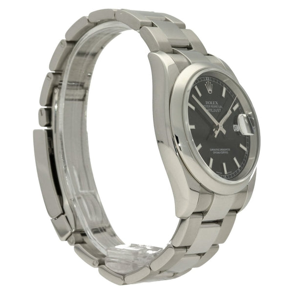 Datejust 116200 - Gents Watch - Black Dial - 2006