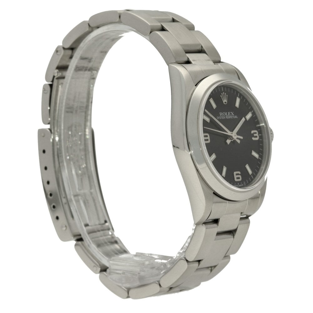 Oyster Perpetual 77080 - Black Dial - 31mm - 2000