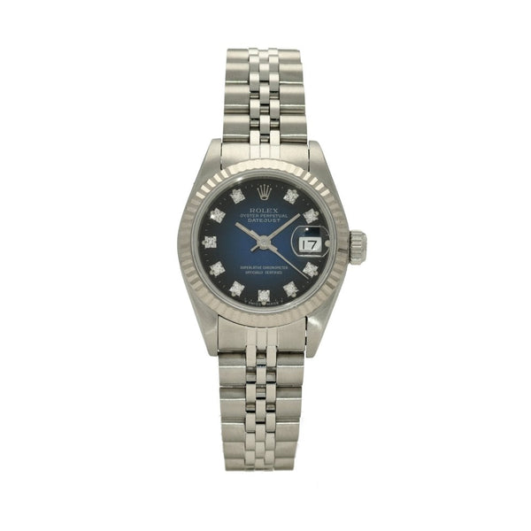 Datejust 69174 - Ladies Watch - Blue Diamond Dial - 1993