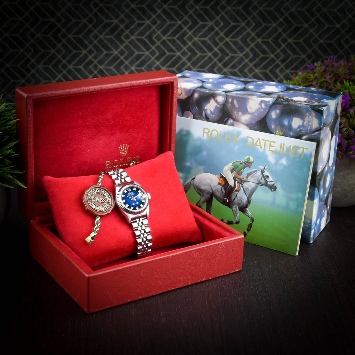 Datejust 69174 - Ladies Watch - Blue Diamond Dial - 1993