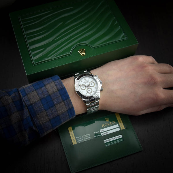 Daytona 116520 - Gents Watch - White Dial - 2008