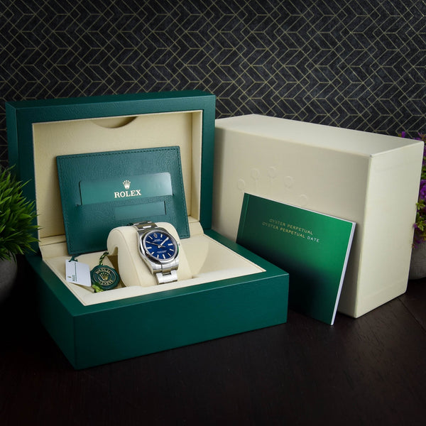 Oyster Perpetual 124200 - Blue Dial - 34mm - 2020