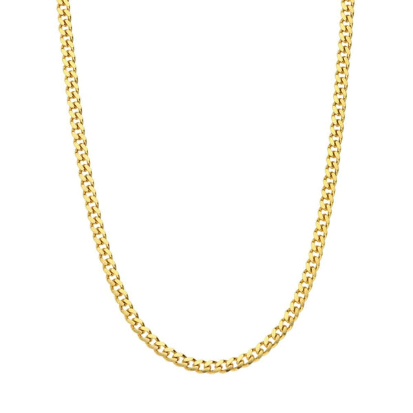 Ladies 9ct Yellow Gold Curb Chain - 18"