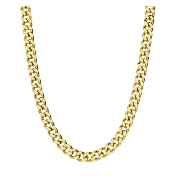 Ladies 18ct Yellow Gold Curb Chain - 24" - 22.4g