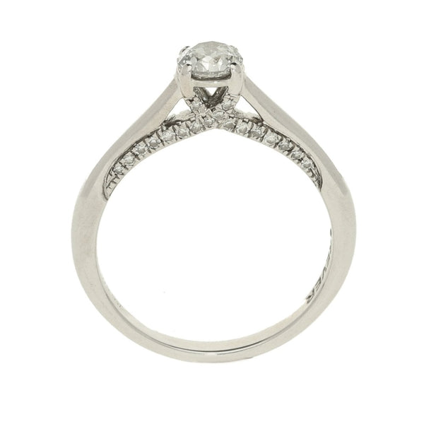 Ladies 18ct White Gold Diamond Engagement Ring - 0.50ct