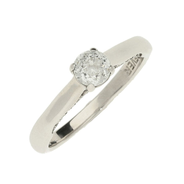 Ladies 18ct White Gold Diamond Engagement Ring - 0.50ct