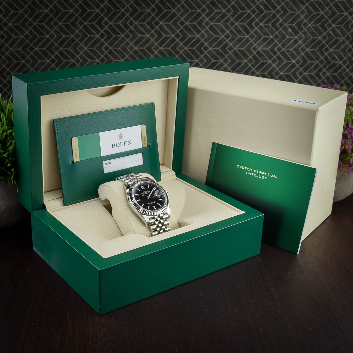 Datejust 41 126334 - Gents Watch - Black Dial - 2019
