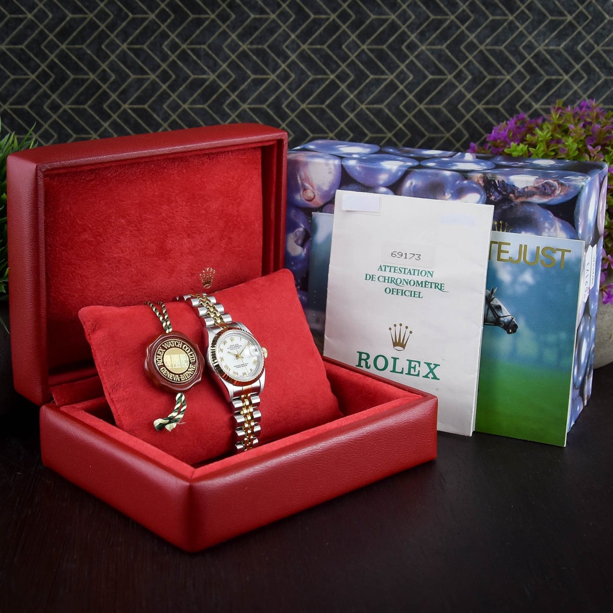 Datejust 69173 - Ladies Watch - White - 1995