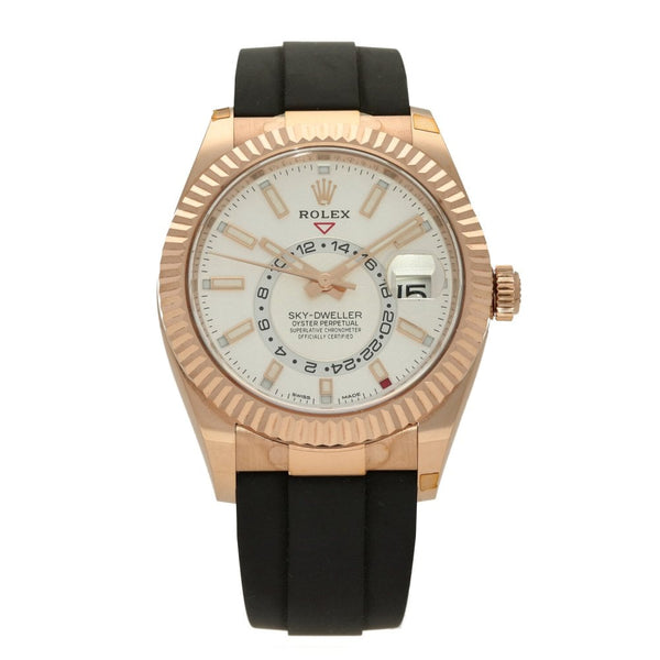 Sky-Dweller 326235 - Oysterflex Strap - White Dial - 2021