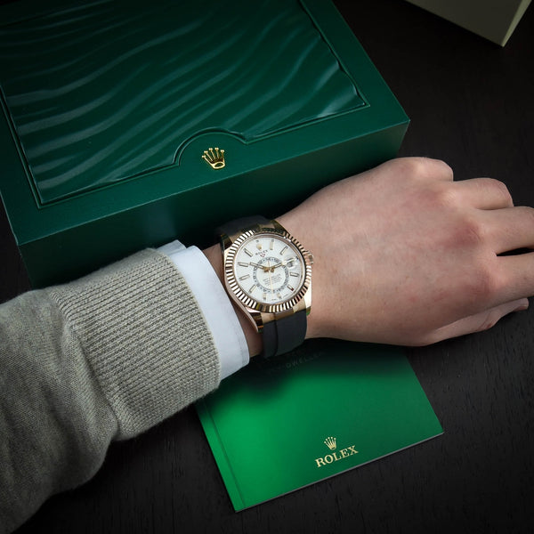 Sky-Dweller 326235 - Oysterflex Strap - White Dial - 2021