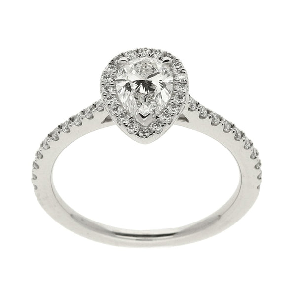 Ladies GIA Certified 1.05ct Diamond Platinum Ring - 4.0g