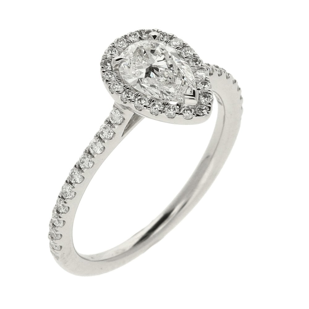 Ladies GIA Certified 1.05ct Diamond Platinum Ring - 4.0g