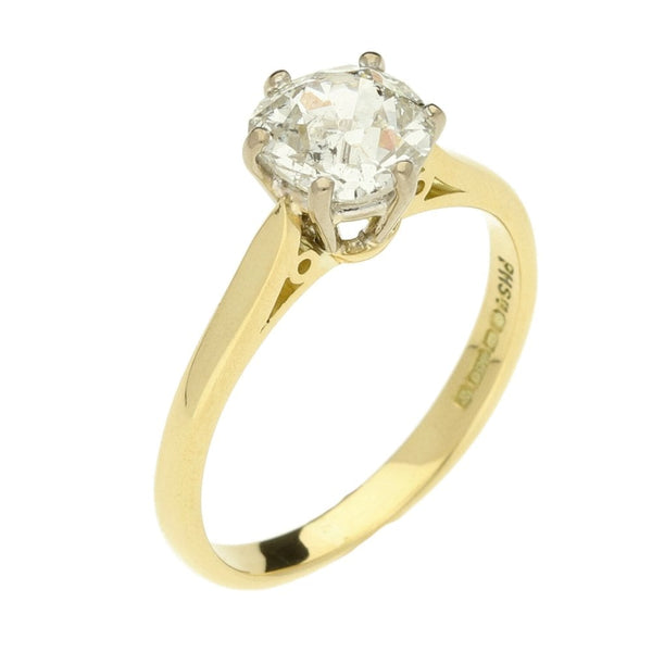 Ladies 18ct Yellow Gold Diamond Engagement Ring - 1.19ct