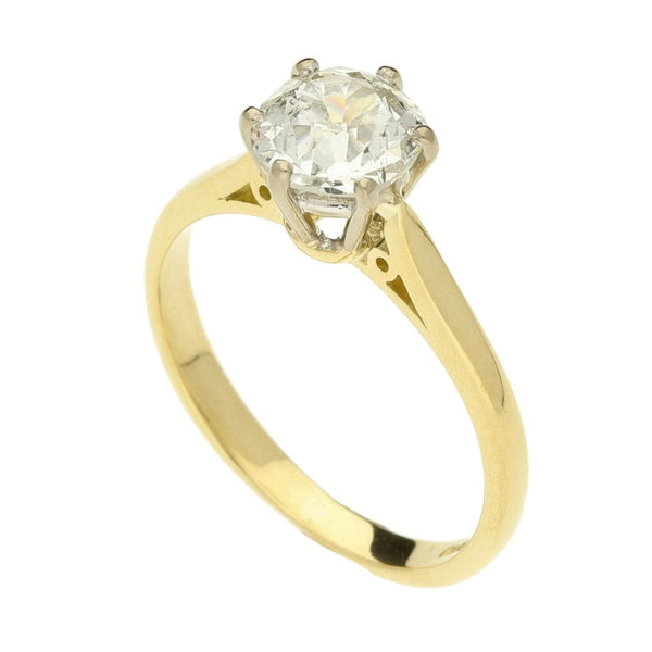 Ladies 18ct Yellow Gold Diamond Engagement Ring - 1.19ct