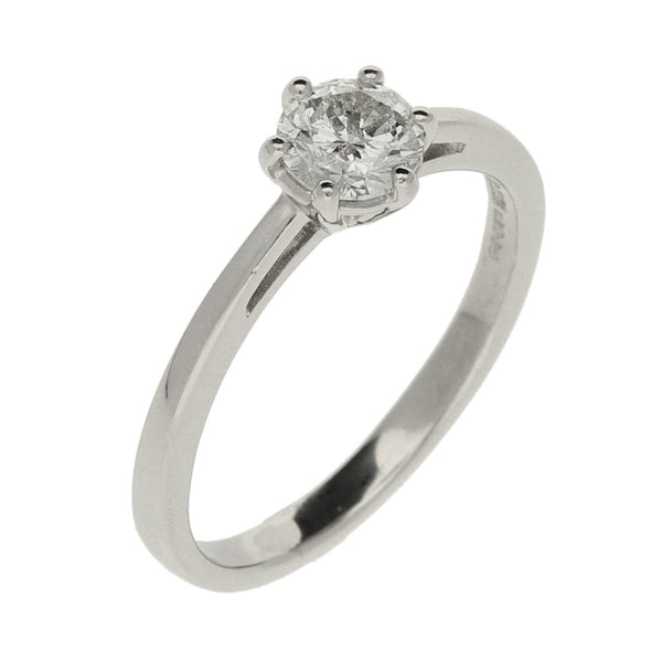 Ladies Platinum Diamond Engagement Ring - Size M - 0.50ct