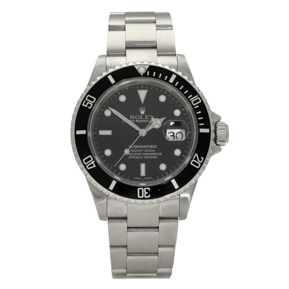 Submariner 16610 - Mens Watch - Black Dial - 2004
