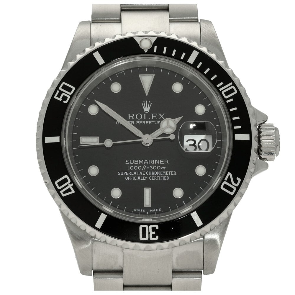 Submariner 16610 - Mens Watch - Black Dial - 2004