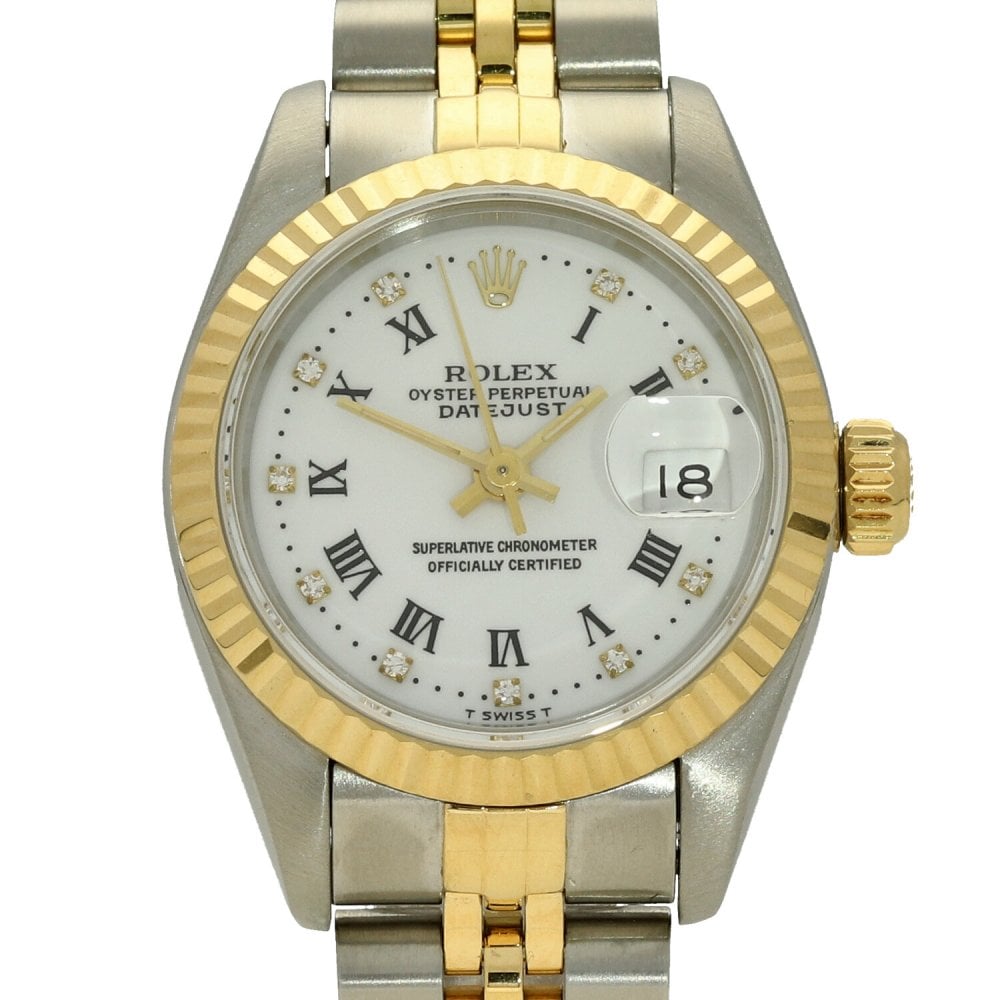 Datejust 69173 - Ladies Watch - White Diamond Dial - 1993
